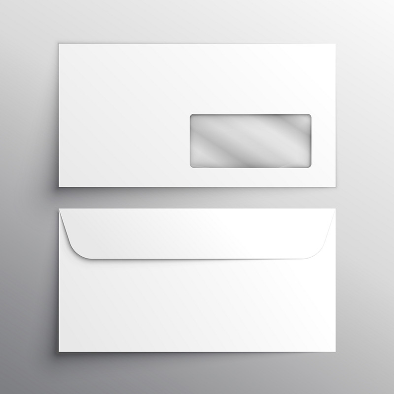 Commandez des enveloppes en papier blanc en ligne!